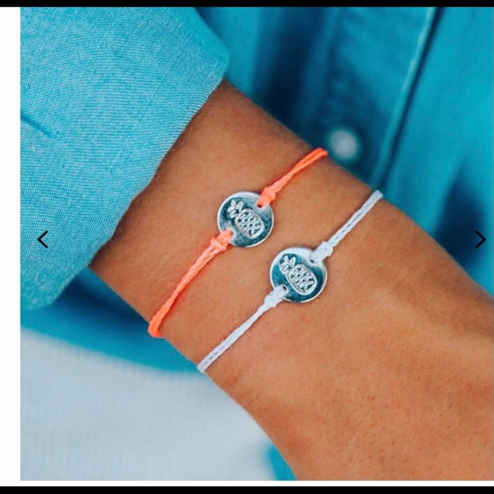 🌈🍍🍍 Pura Vida 🍍🍍 pineapple silver charm